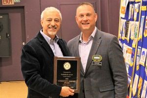 Community Service Award Presented 